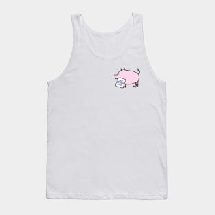 Small Pig with Joe Biden 2020 Sign Tank Top